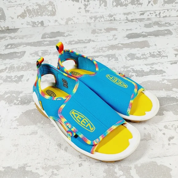 New Keen Kids Knotch River Open Toe Sandals A537 - Picture 4 of 11